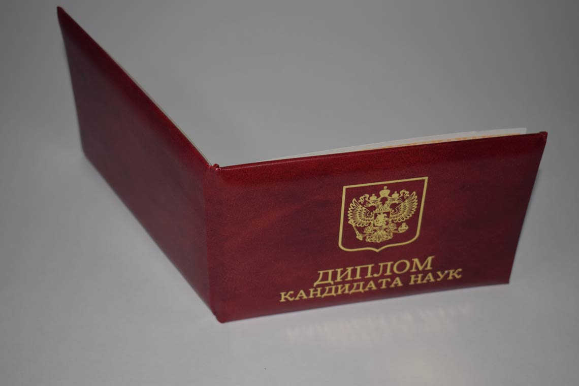 Диплом Кандидата Наук 2017-2025 в Альметьевске корка